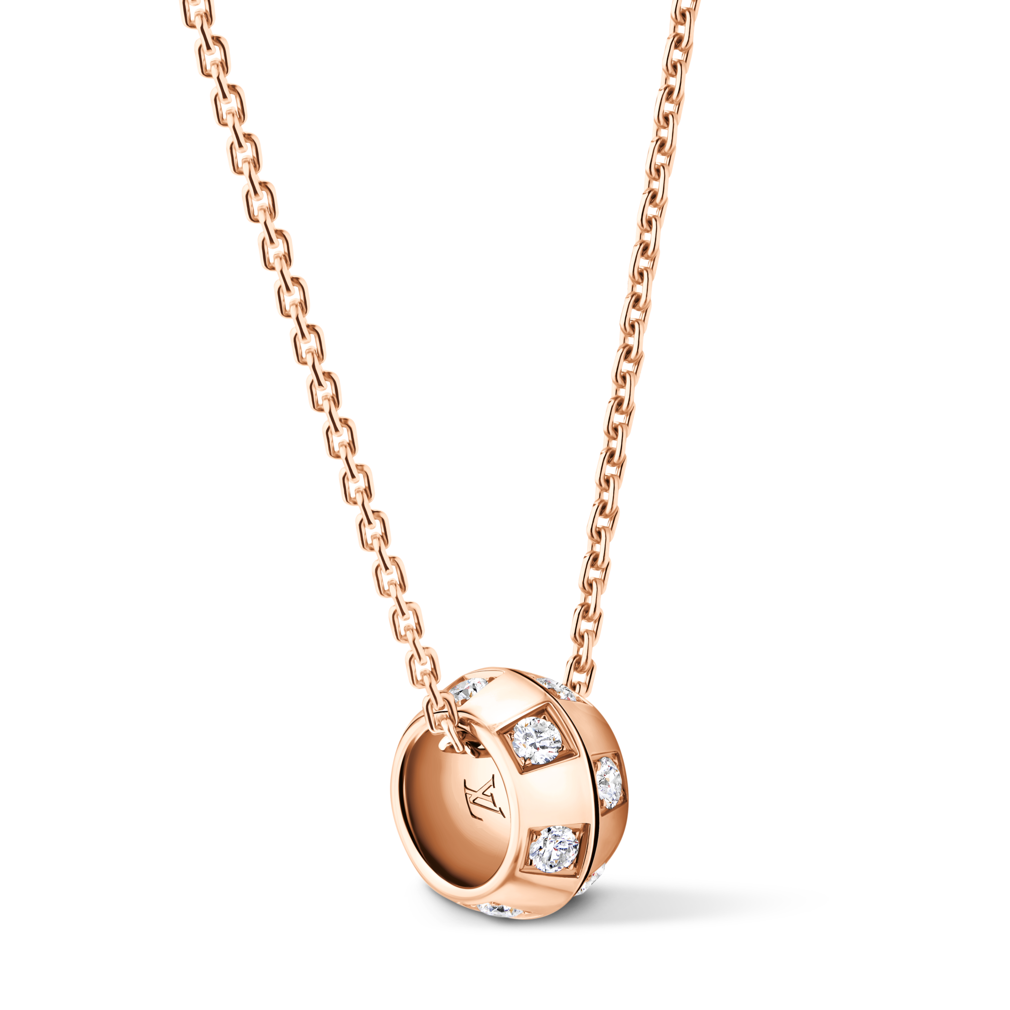 LOUIS VUITTON ダミエ　ペンダントネックレス LOUIS VUITTON】広瀬すずさん着用☆ ダミエ ネックレス (Louis Vuitton